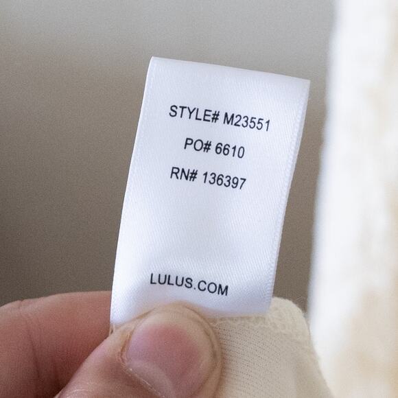 Lulu’s Zenith Floral Length Scalloped Halter Dress - Picture 6 of 7